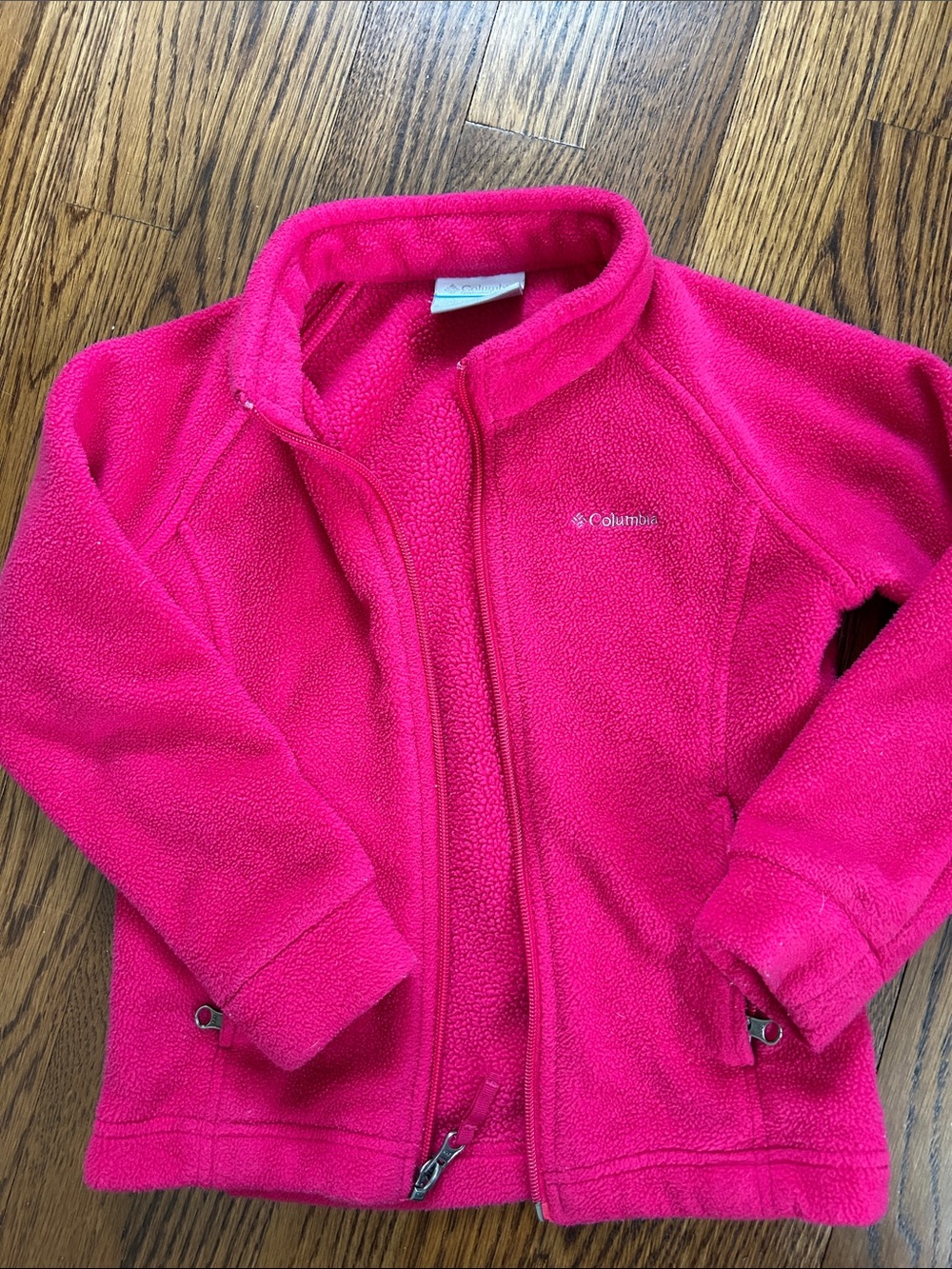 Columbia Hot Pink Zip Fleece Jacket